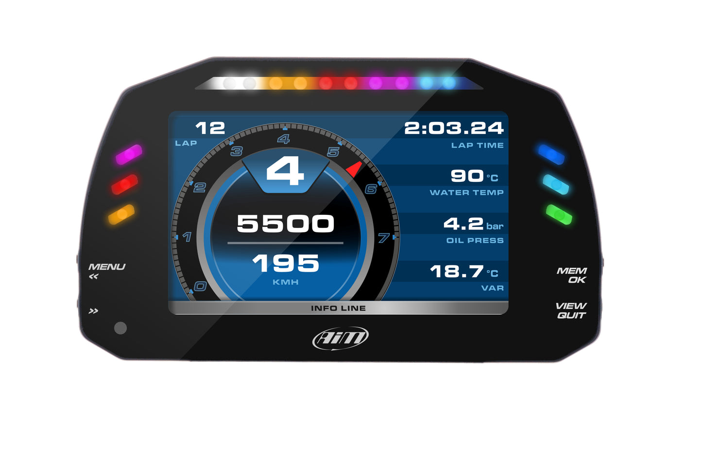 AIM MXS Compact Dashlogger